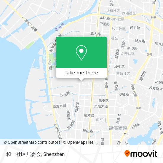 和一社区居委会 map