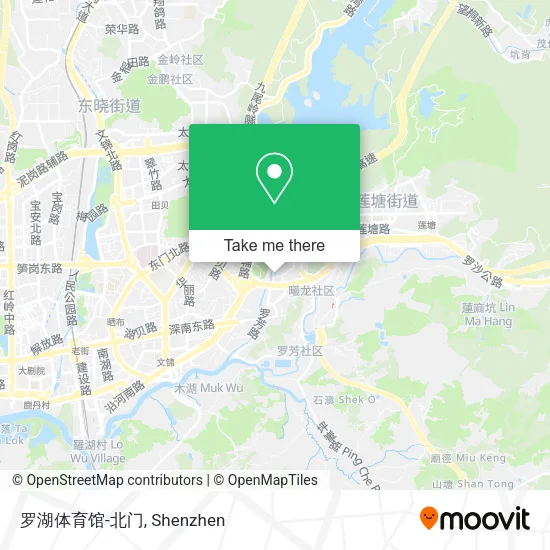 罗湖体育馆-北门 map