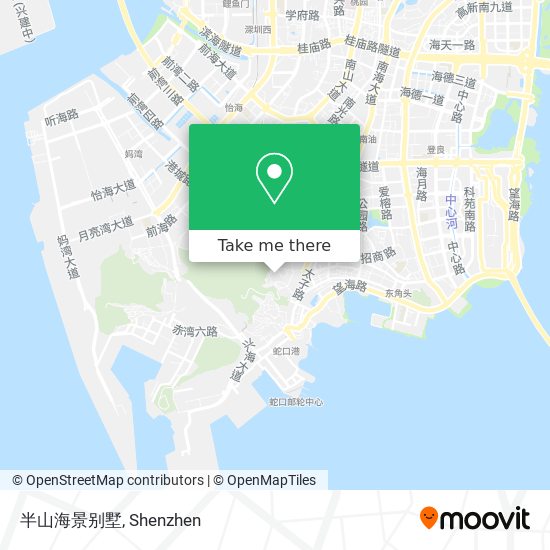 半山海景别墅 map