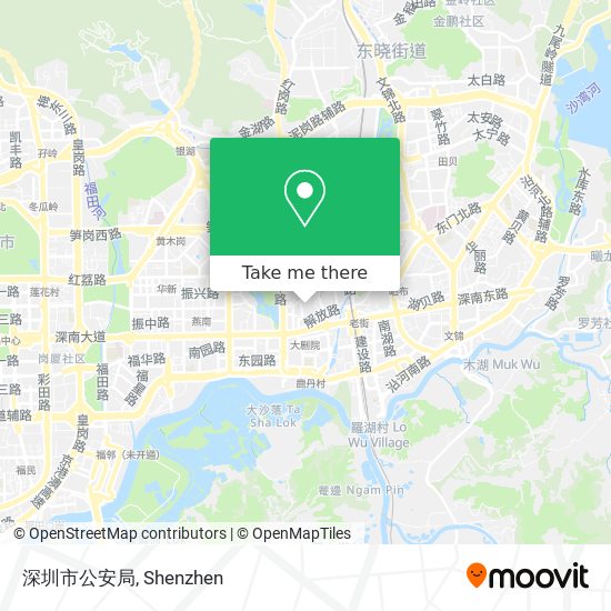 深圳市公安局 map