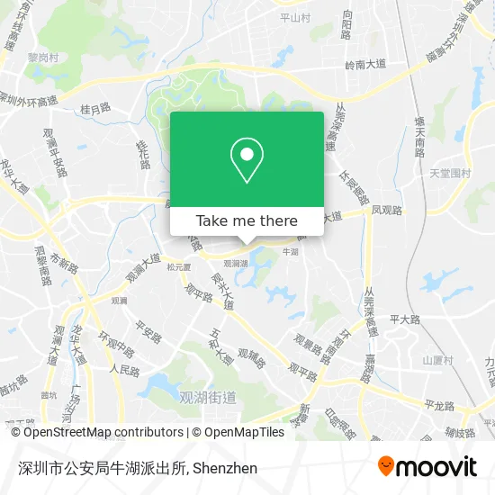 深圳市公安局牛湖派出所 map