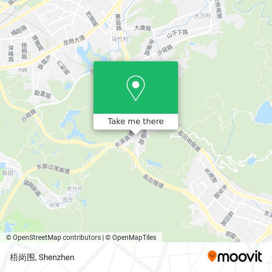梧岗围 map