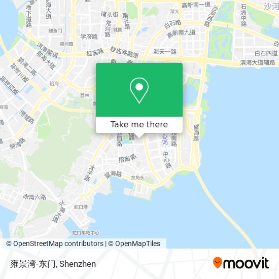 雍景湾-东门 map