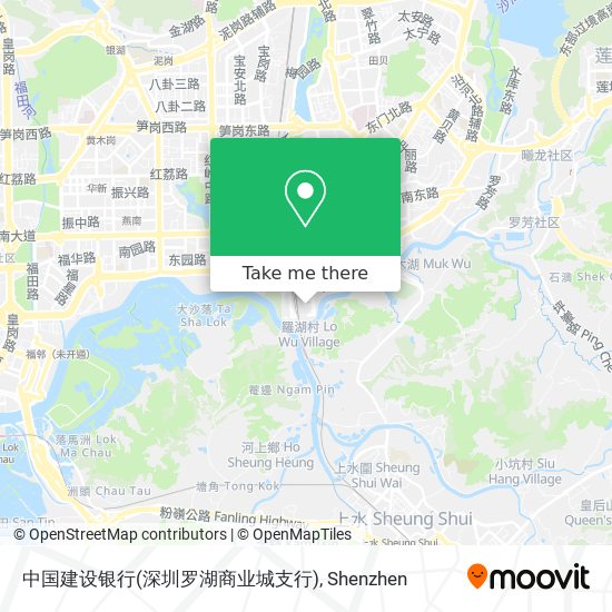 中国建设银行(深圳罗湖商业城支行) map