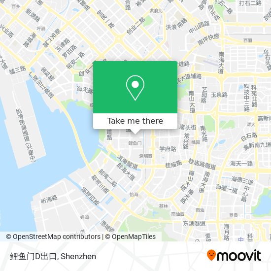 鲤鱼门D出口 map