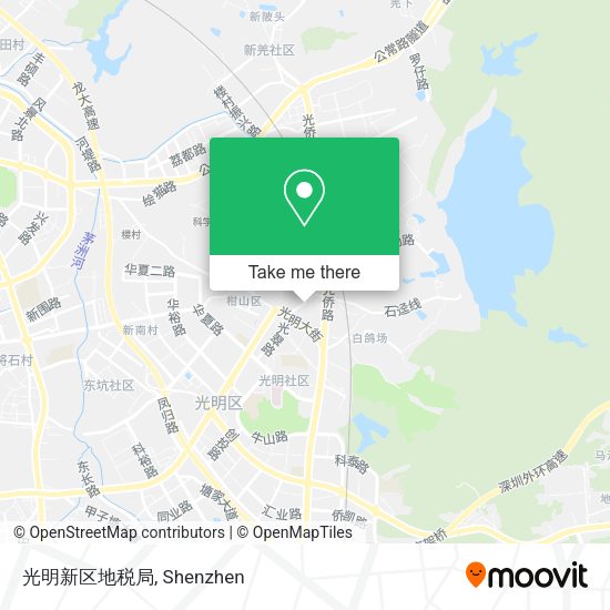 光明新区地税局 map