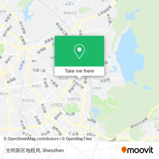 光明新区地税局 map