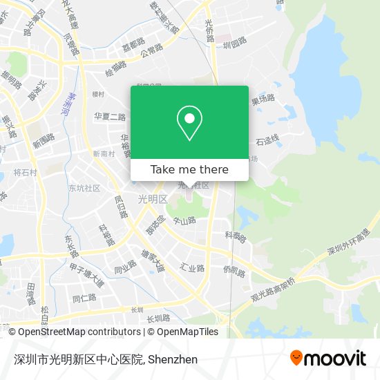 深圳市光明新区中心医院 map