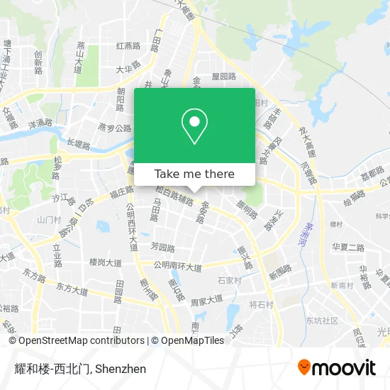 耀和楼-西北门 map