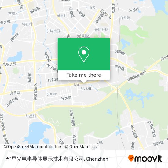 华星光电半导体显示技术有限公司 map