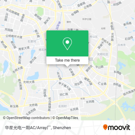 华星光电一期AC/Array厂 map