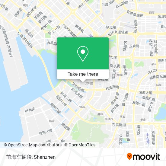 前海车辆段 map