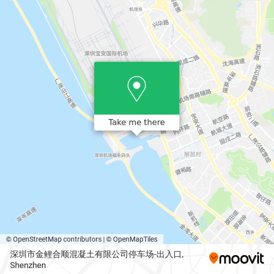 深圳市金鲤合顺混凝土有限公司停车场-出入口 map