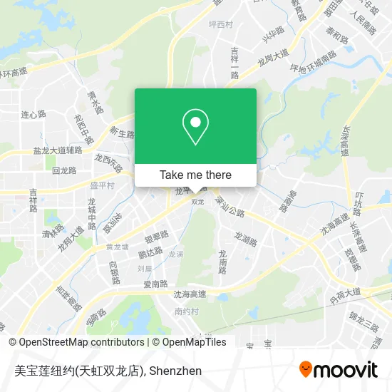 美宝莲纽约(天虹双龙店) map