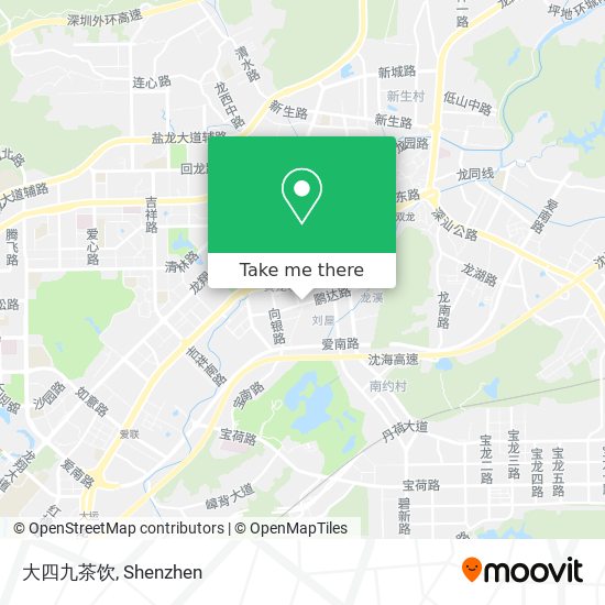 大四九茶饮 map