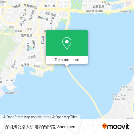 深圳湾公路大桥,港深西部路 map