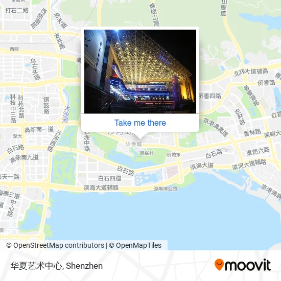 华夏艺术中心 map