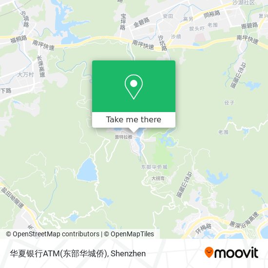 华夏银行ATM(东部华城侨) map