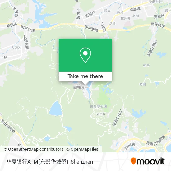 华夏银行ATM(东部华城侨) map