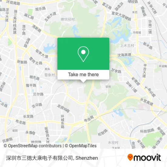 深圳市三德大康电子有限公司 map