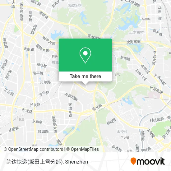 韵达快递(坂田上雪分部) map