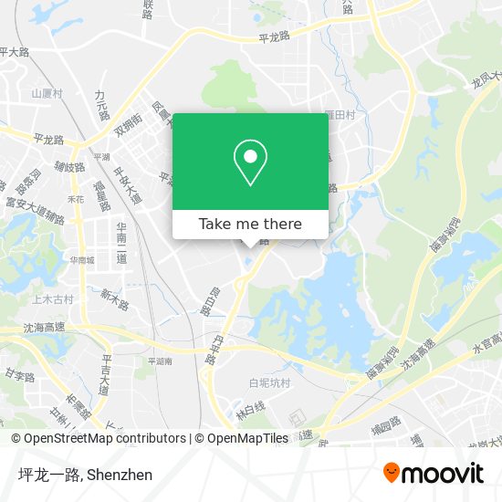 坪龙一路 map