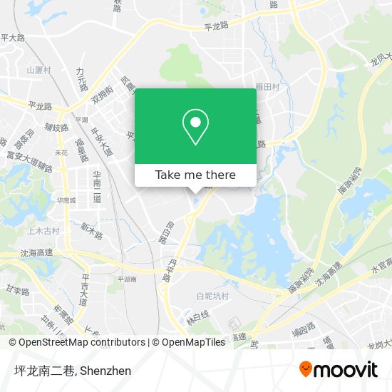 坪龙南二巷 map