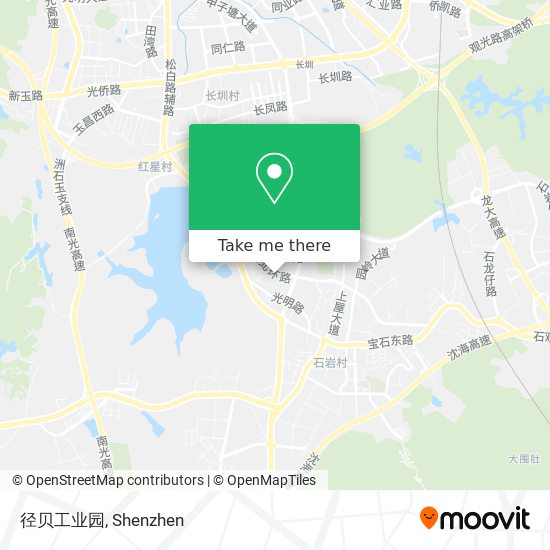 径贝工业园 map