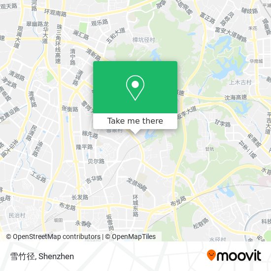 雪竹径 map