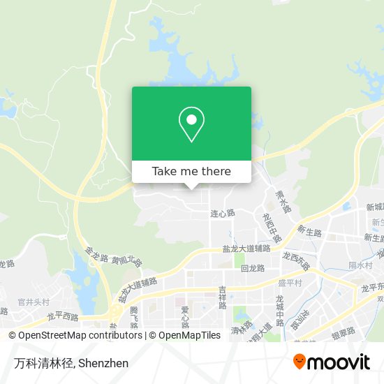 万科清林径 map