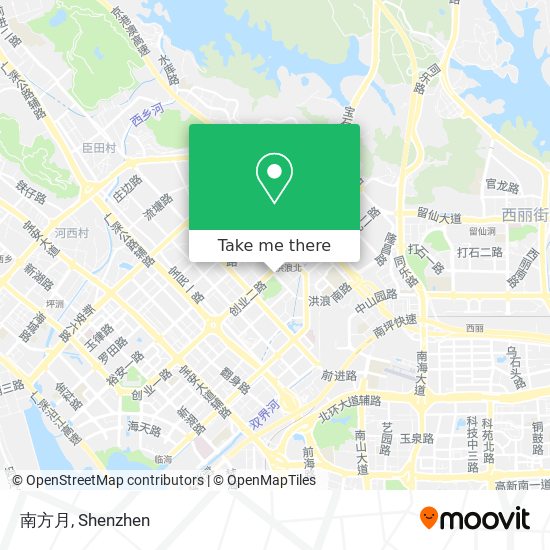 南方月 map