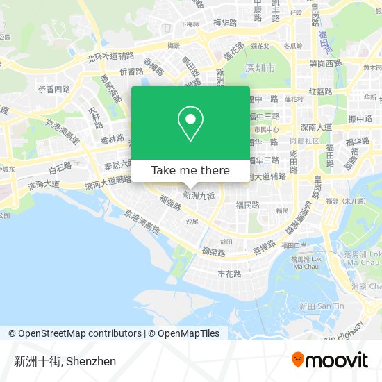 新洲十街 map