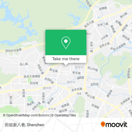 田祖新八巷 map