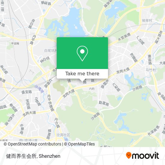 健而养生会所 map