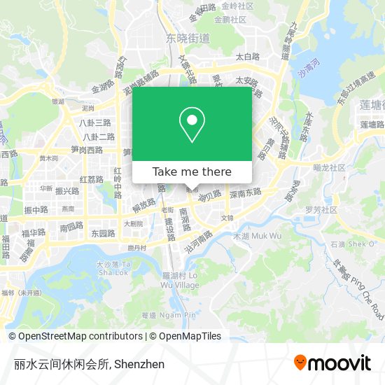 丽水云间休闲会所 map