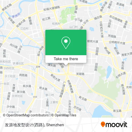 发源地发型设计(西路) map