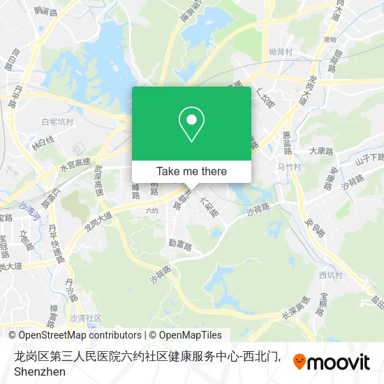 龙岗区第三人民医院六约社区健康服务中心-西北门 map