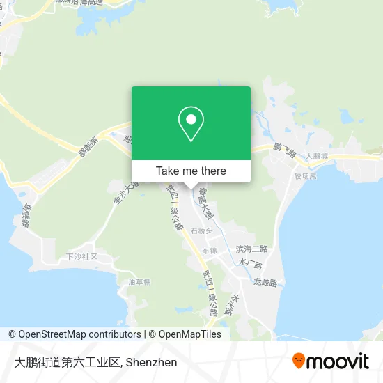大鹏街道第六工业区 map