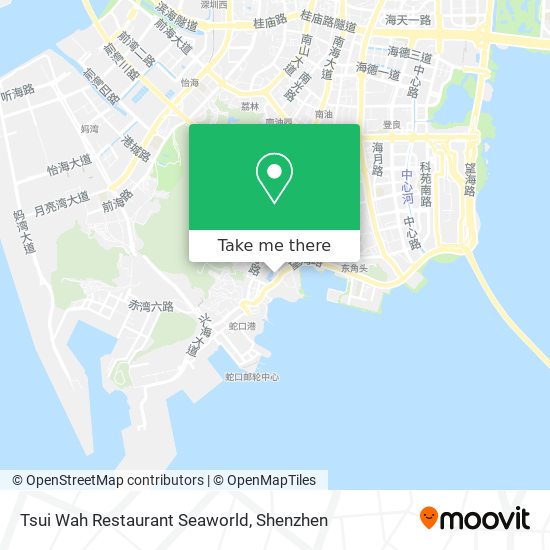 Tsui Wah Restaurant Seaworld map