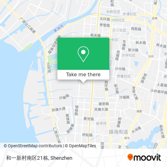 和一新村南区21栋 map