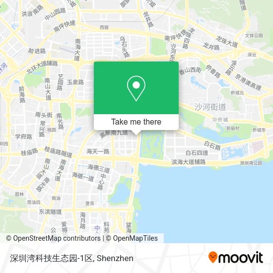 深圳湾科技生态园-1区 map