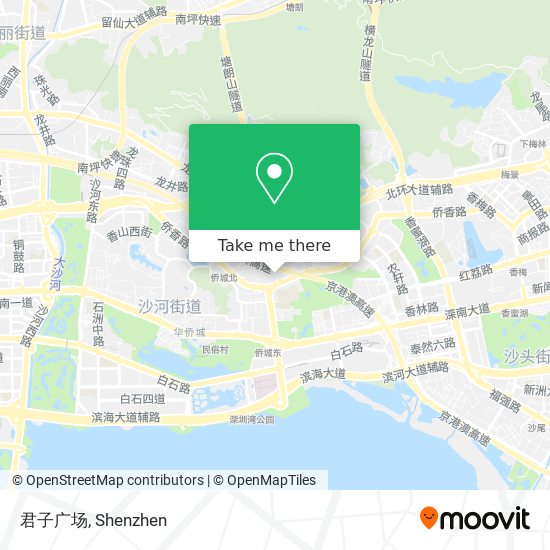 君子广场 map