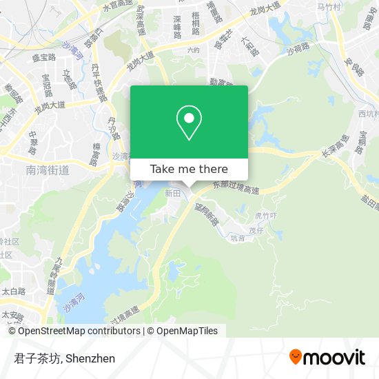 君子茶坊 map