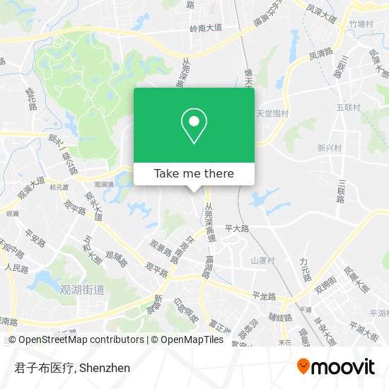 君子布医疗 map