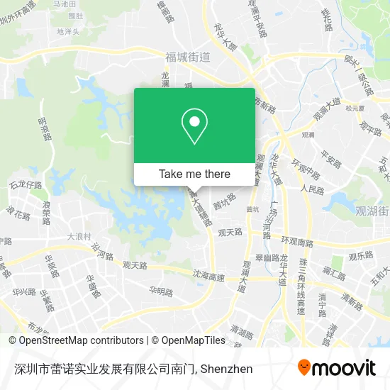 深圳市蕾诺实业发展有限公司南门 map