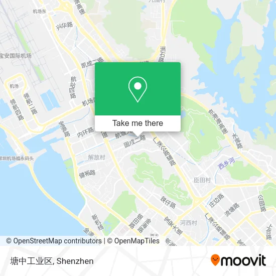 塘中工业区 map
