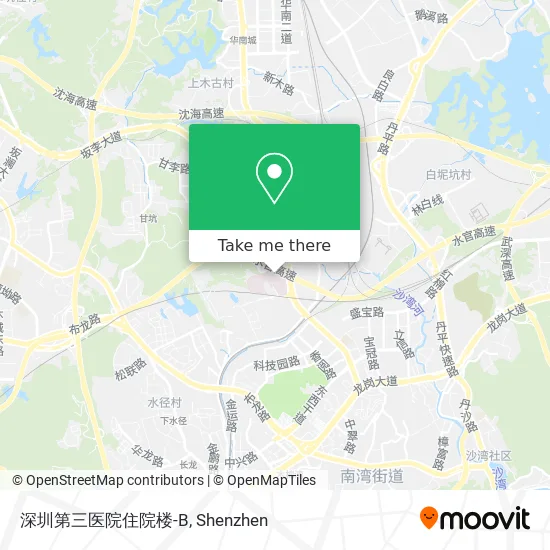 深圳第三医院住院楼-B map