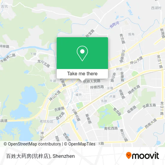 百姓大药房(坑梓店) map