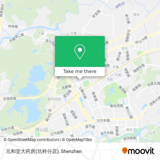 元和堂大药房(坑梓分店) map