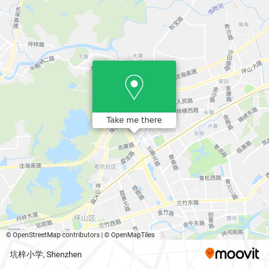 坑梓小学 map